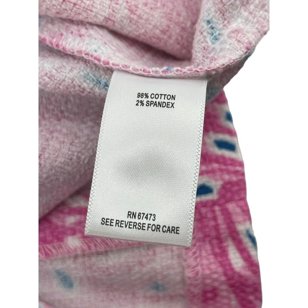 Taylor Women's Pink Blue Sleeveless Tropical Floral Pockets Dress Size 4 - Picture 12 of 15